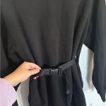 Alo Yoga Cityscape Sweatshirt Dress in Black Photo 6