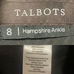 Talbots Womens Pants Black Heart Print Hampshire Ankle Textured Size 8 Photo 8