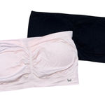 Jessica Simpson  Black & Cream Bandeau Tops – Size M Photo 0