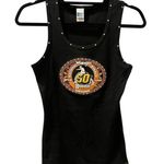 Vintage 2008 Wrangler National Finals PRCA Las Vegas Tank Top Size Large Bling Black Photo 1