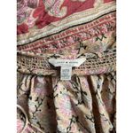 Lucky Brand  Long Sleeve Top Pink Black Tan Medium Photo 4