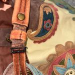 Lucky Brand Multicolored Leather And Suede Patchwork Hobo Shoulder bag Photo 14