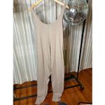 Enza Costa Strappy Drop Rise Jumpsuit Tan Photo 2
