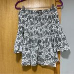 Ivanka Trump  Off The Shoulder Floral Pattern Blouse - Size Medium Photo 0