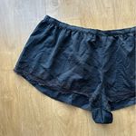 Victoria's Secret Victoria’s Secret Pajama Set, Silky Tank Top & Shorts, Black Animal Print/Lace Photo 9