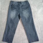 Relativity womans ‎ blue denim jean capri size 10 Photo 7