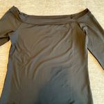 Tuckernuck  Black Long Sleeve Laila Top Size XL Off‎ the Shoulder Stretch NWOT Photo 4