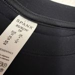 Spanx Air Essentials Cinched Shirt Dress Womens XS Black Comfort Lightweight Photo 9