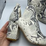 Steve Madden  Rookie Faux Leather Grey Snake Embossed Ankle Boots 9 Western Photo 1