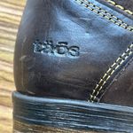 Taos Factor Quilted Leather Combat Boots Chocolate Brown Photo 8