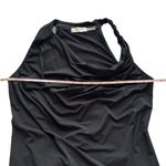 Ramy Brook  Womens‎ Black XS Cowl Neck Twist Strap Sleeveless Dress Photo 8