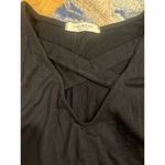 Prómesa Promesa Size M Crisscross Super Soft Classic Black Tank Dress Made In USA Photo 2