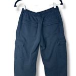 Aritzia TNA Black Cozy Fleece Sweatfleece Mega Cargo Jogger Thick Sweatpants XS Photo 11