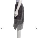 Lafayette 148  New York Gray Midi Tweed Pattern Knee-Length Skirt Size 6 Photo 2