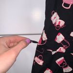 Divided Vintage style black dress with purses all over Photo 5