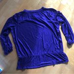 Jones New York Sparkly Long Sleeve Dressy, Festive Top, Purple, Size 3X Photo 12