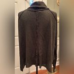 Elan Women's Olive Knit Waffle Thermal Surplice Neck Top from  EUC Small Photo 6