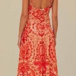 Farm Rio Jaipur Red Crossover Maxi Dress XL Photo 1