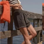 Free People  Movement All Star Short Solid charcoal grey cotton blend XS Photo 0