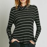 Free People  black and white striped sweater Photo 0