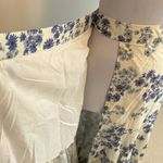 Peony Flannel Forever Wrap Skirt Swim Cover Up Size 12 Photo 6