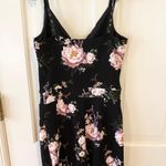 Soprano NWOT  black and pink floral romper Photo 2
