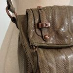 B. Makowsky Genuine Leather Snake Embossed Crossbody Bag Photo 2