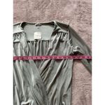 Free People INTIMATELY ‎ BODYSUIT WOMENS GRAY V NECK LONGSLEEVE Sz S NWT Photo 6