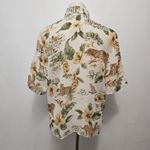 Bonworth Vintage  90s Jungle Safari Short Sleeve Button Down Size XSP Photo 3