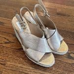 via spiga Gold Eapadrille Wedge 5.5 Pristine Condition Photo 2