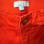 Draper James RSVP Womens Skinny Ankle Pants Size 10 Red Stretch Preppy Chic Photo 3