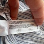 Roots Canada Blue & White Striped Linen Popover Shirt Photo 8