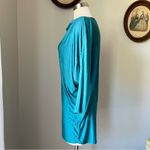 Vintage 1980s teal tunic Photo 5