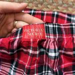 Victoria's Secret  RED CHRISTMAS PLAID FLANNEL PAJAMA PANTS LOUNGE Photo 4