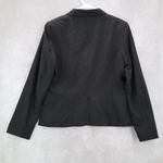 Calvin Klein Black Fish Mouth Formal Preppy Cocktail Coat Jacket Blazer 10 Photo 2
