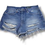 Shorts Size 29 Blank NYC Hi Rise Short Denim Shorts Distressed Destroyed Photo 0