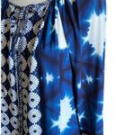 London Times NWOT- Beautiful shift dress, blues and white print, 3/4 sleeves, ties at neck, excellent condition, size 12 Measurements:  Bust: armpit to armpit 21 inches  Length: shoulder seam to bottom 38 inches Photo 3