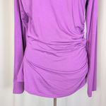 Rails  Joelle Jersey Knit Ruched Long Sleeve Top Shirt Violet Size XL Photo 7
