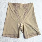 SUBTRACT Waist Control Thigh Slimmer Shapewear Shorts with Lace Size XL Nude Tan Photo 5