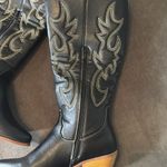 Women’s Black Western Cowgirl Boots Knee High Pointed Toe Side Zip Size 11 NEW Black Photo 8