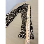 CH Chancelle Women Blouse Size 14 Collared V Neck Long Sleeve Open Front Button Photo 9