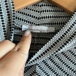 ZARA  KNIT COWL NECK TOP LONG SLEEVE GRAY BALCK WOMENS SIZE S SWEATER‎ KNIT TOP Photo 1