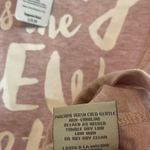 Charlie Paige  Pale Pink Strong‎ Is The New Pretty Cold Shoulder Tee Size L/XL Photo 6