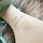 Marc Fisher Mint Green Strappy Block Heel Sandals Size 8.5 Photo 4