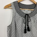 Boden Laurie Linen Sleeveless Tassel Tie Neck Top Women's UK 12 US 8 White Photo 1