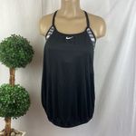 Nike  Black & White Print Tank Top & Bra Top L Photo 1