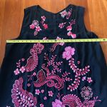Johnny Was  Black Pink Embroidery “Cassia Tank” Size XXL Photo 6