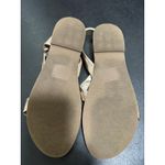 Steve Madden  Dessie Flat Sandals Metallic Pink Silver Gladiator Womens Size 8 Photo 3