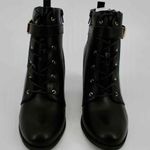 Shoedazzle Dilly Black Block Heel Bootie Photo 1