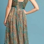Anthropologie Ranna Gill Beaded Sequin
Paisley Teal Maxi Dress Size 0 Photo 1